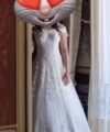 Second Hand Brautkleid White House (Herstellung: Türkei) Cizim Model Yurtdisi Renk A-Linie Gr. 34 Foto 7
