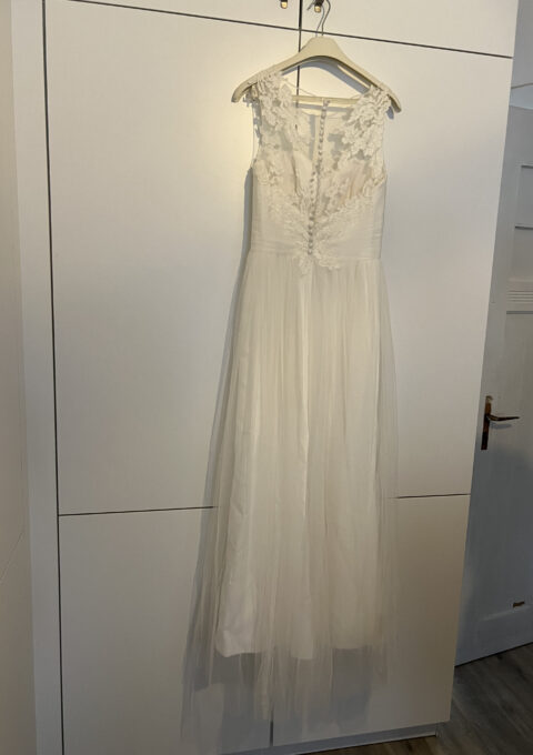 Second Hand Brautkleid Weise Fashion A-Linie Gr. 36 Foto 1