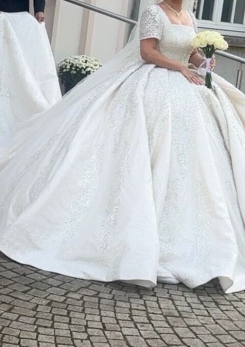 Second Hand Brautkleid Del Prinzessin Gr. 36 Foto 1