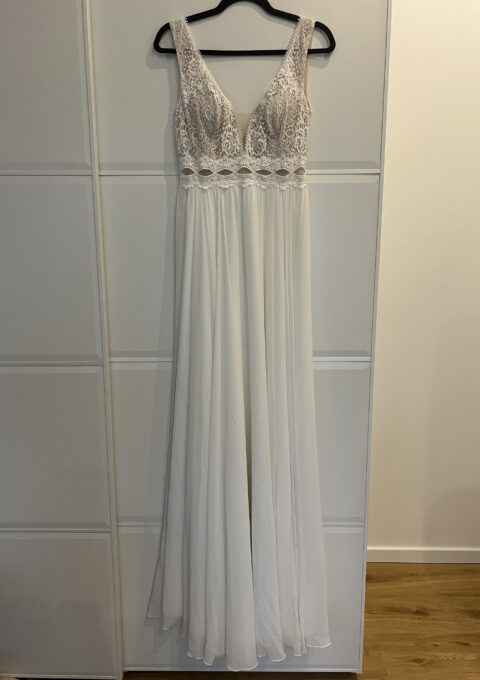 Second Hand Brautkleid Dama Couture Atena A-Linie Gr. 38 Neu & ungetragen Foto 1