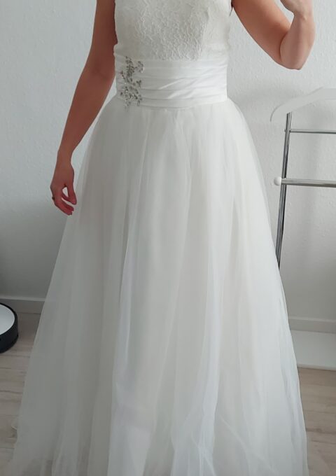 Second Hand Brautkleid A-Linie Gr. 36 Foto 1