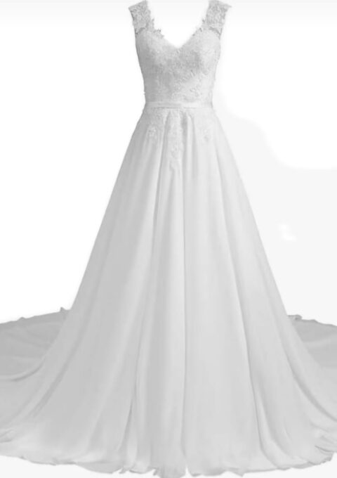 Second Hand Brautkleid A-Linie Gr. 42 Neu & ungetragen Foto 1