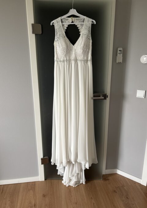 Second Hand Brautkleid Boho Gr. 38 Foto 1