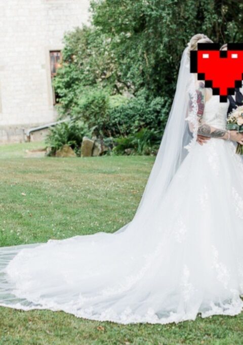 Second Hand Brautkleid Miss Germany Prinzessin Gr. 38 Foto 1