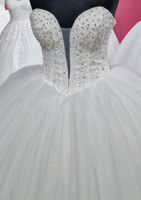 Second Hand Brautkleid Gelinlik 2025 Kollektion Prinzessin Gr. 36 Foto 1