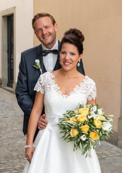 Second Hand Brautkleid Atelier Emelia A-Linie Gr. 38 Foto 1