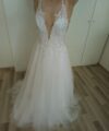 Second Hand Brautkleid Maßgeschneidert A-Linie Gr. 42 Neu & ungetragen Foto 1