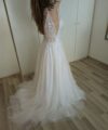 Second Hand Brautkleid Maßgeschneidert A-Linie Gr. 42 Neu & ungetragen Foto 2
