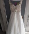 Second Hand Brautkleid Leila A-Linie Gr. 40 Maßgeschneidert Foto 2