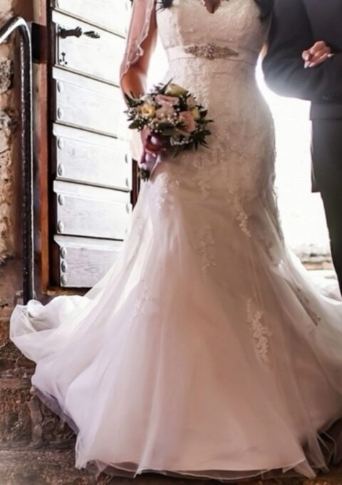 Second Hand Brautkleid Tessa & Thomi A-Linie Gr. 38 Foto 1