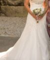Second Hand Brautkleid Tessa & Thomi A-Linie Gr. 38 Foto 2