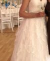 Second Hand Brautkleid Pronovias Charlotte A-Linie Gr. 42 Foto 1