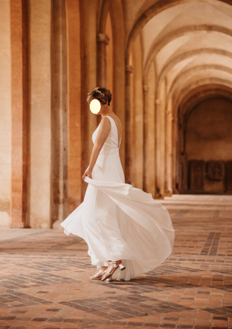 Second Hand Brautkleid Adriana Alier Ralice Empire Gr. 42 Foto 1