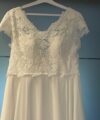 Second Hand Brautkleid ELLA/Paula Creme A-Linie Gr. 46 Foto 4