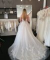 Second Hand Brautkleid A-Linie Gr. 36 Foto 3