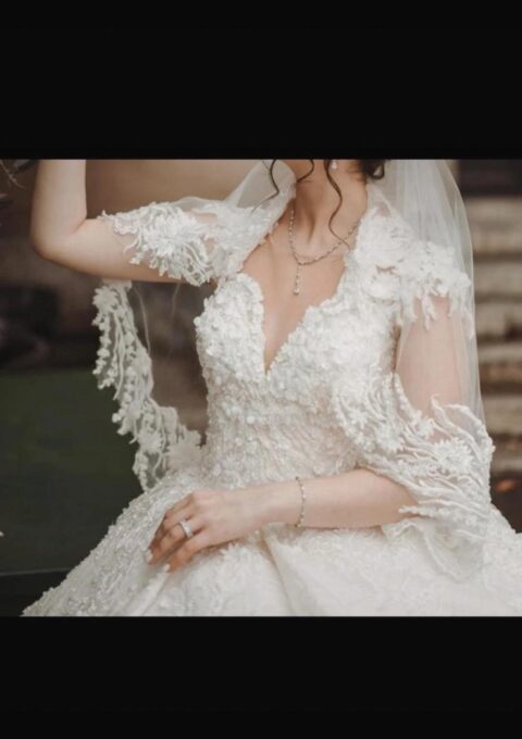 Second Hand Brautkleid Prinzessin Gr. 36 Foto 1