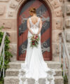 Second Hand Brautkleid Pronovias Harbour Fit and Flare Gr. 40 Foto 1