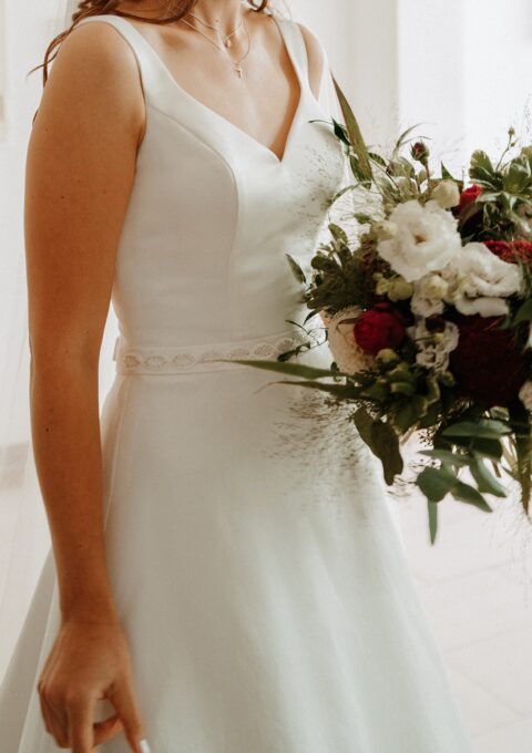 Second Hand Brautkleid Orea Sposa L938 A-Linie Gr. 32 Mageschneidert Foto 1