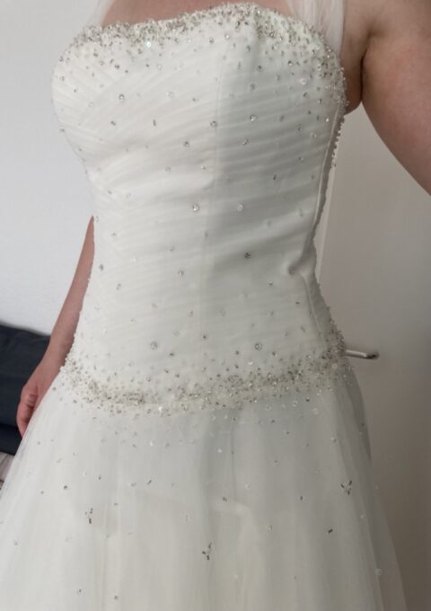 Second Hand Brautkleid Poirier 6286 Prinzessin Gr. 40 Foto 1