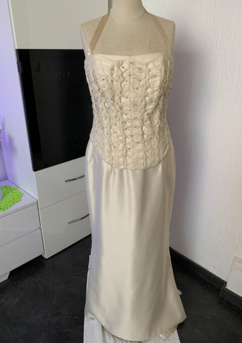 Second Hand Brautkleid Mathyro Zweiteiler Gr. 40 Foto 1