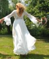 Second Hand Brautkleid Herve Paris Boho Gr. 44 Foto 1