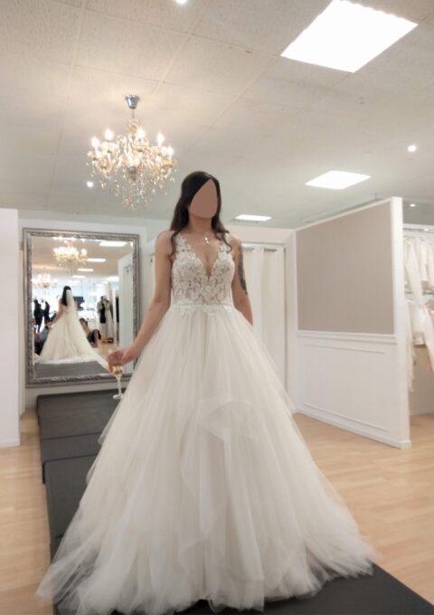 Second Hand Brautkleid Sincerity 44205 Prinzessin Gr. 40 Foto 1