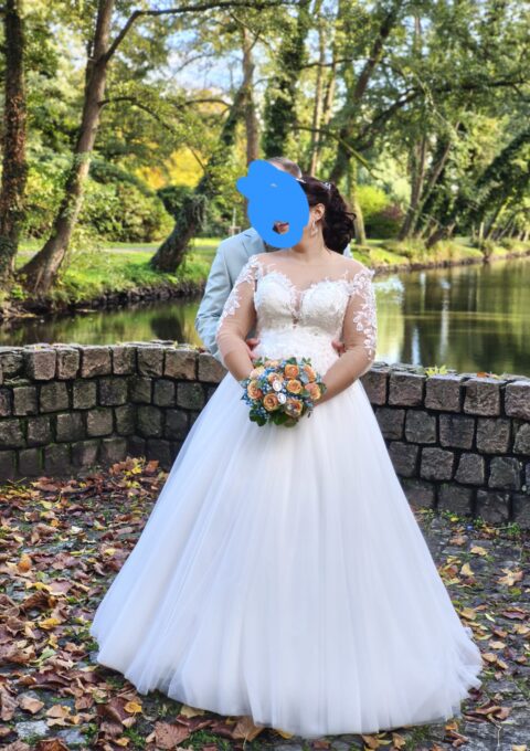 Second Hand Brautkleid Prinzessin Gr. 42 Foto 1