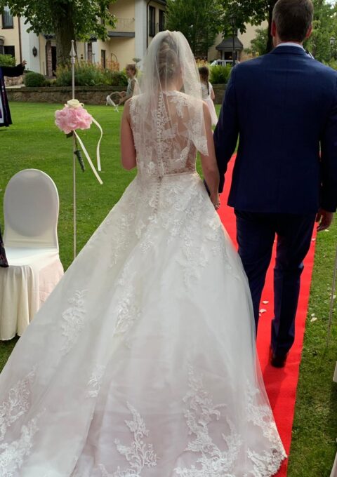 Second Hand Brautkleid St. Patrick / Pronovias Amaury A-Linie Gr. 36 Maßgeschneidert Foto 1