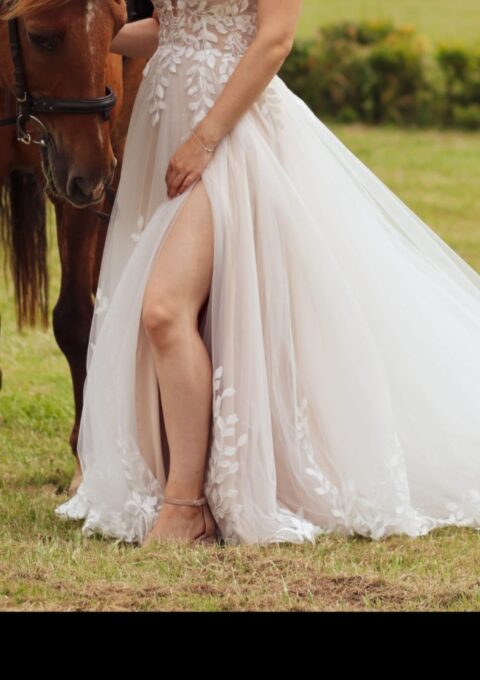 Second Hand Brautkleid Madi Lane Keegan A-Linie Gr. 38 Mageschneidert Foto 1