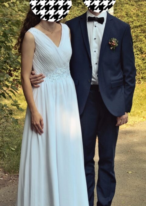 Second Hand Brautkleid A-Linie Gr. 36 Foto 1