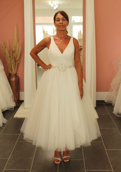 Second Hand Brautkleid Diane Legrand Standesamt Gr. 36 Neu & ungetragen Foto 1