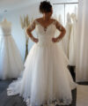 Second Hand Brautkleid Demetrios / The Sposa Group Prinzessin Gr. 46 Neu & ungetragen Foto 4