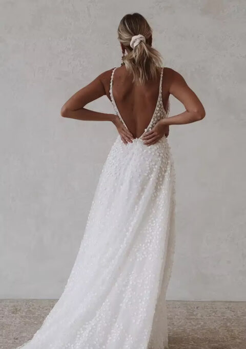 Second Hand Brautkleid Made with love A-Linie Gr. 34 Foto 1