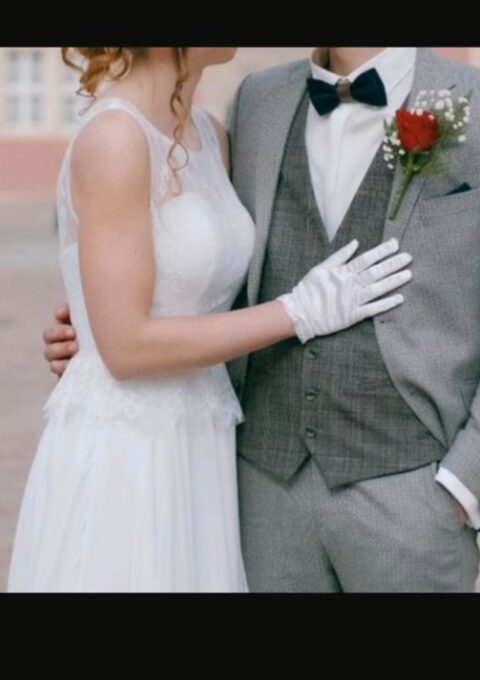 Second Hand Brautkleid Ann Angelex A-Linie Gr. 38 Foto 1