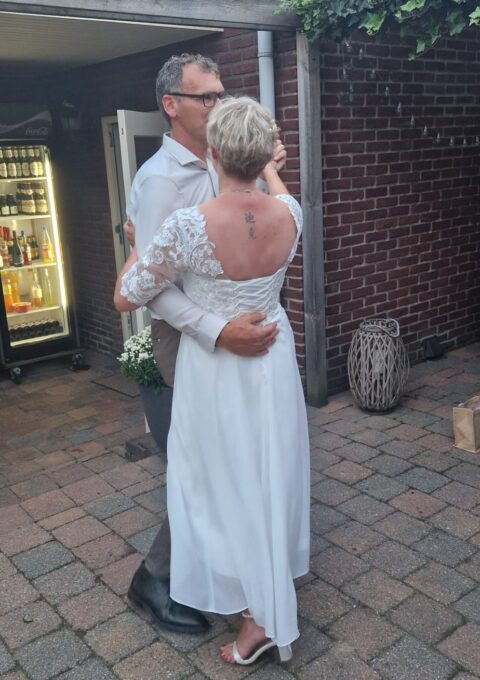 Second Hand Brautkleid A-Linie Gr. 40 Foto 1