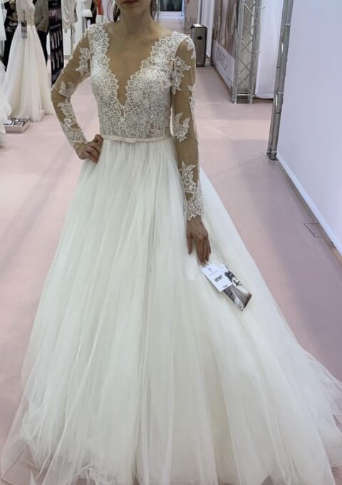 Second Hand Brautkleid Nora Naviano SPOSA Prinzessin Gr. 34 Foto 1