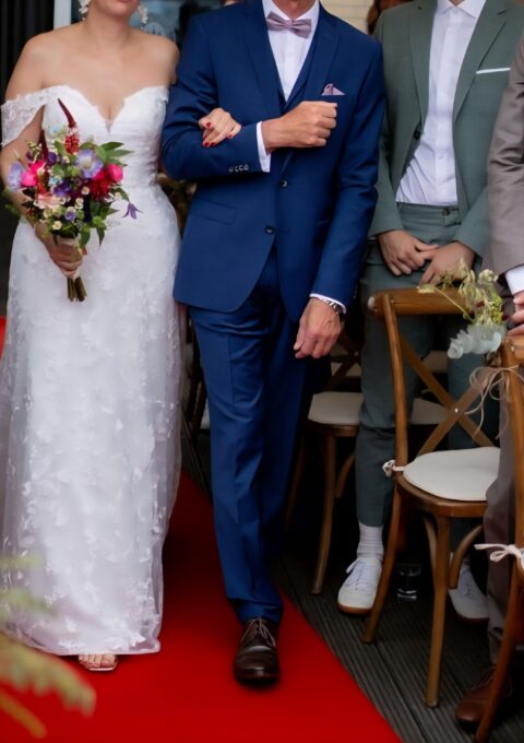 Second Hand Brautkleid WED2B A-Linie Gr. 38 Foto 1