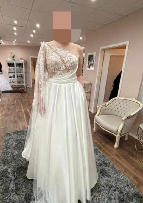 Second Hand Brautkleid Armonia Carolina Marbella Kollektion A-Linie Gr. 44 Neu &amp ungetragen Foto 1