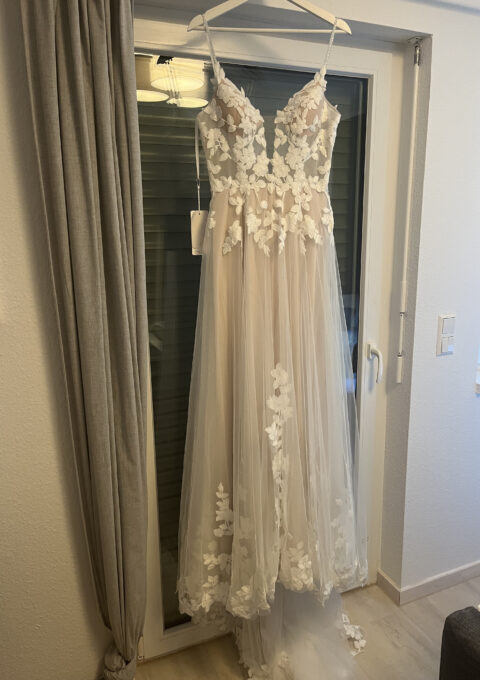 Second Hand Brautkleid Madi Lane A-Linie Gr. 38 Neu &amp ungetragen Foto 1