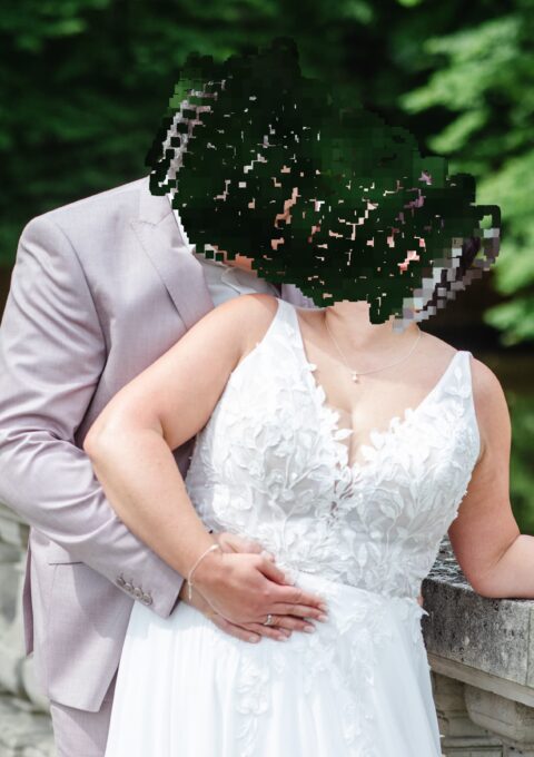 Second Hand Brautkleid Melory Isabella AMY LOVE A-Linie Gr. 48 Foto 1