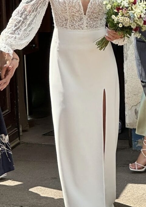 Second Hand Brautkleid Dama Couture Fit and Flare Gr. 42 Foto 1