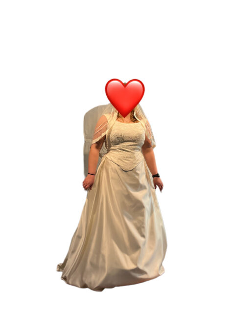 Second Hand Brautkleid Jolie Jolie Champagner A-Linie Gr. 44 Neu &amp ungetragen Foto 1