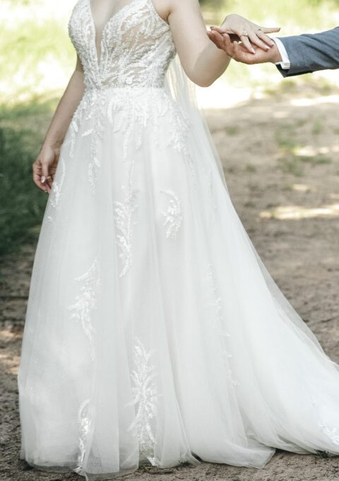 Second Hand Brautkleid Duett DT375 A-Linie Gr. 36 Foto 1