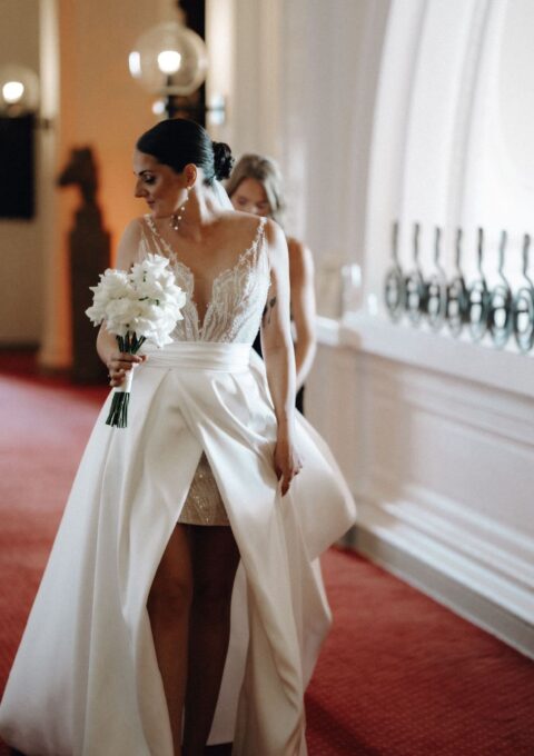 Second Hand Brautkleid Enzoani A-Linie Gr. 38 Foto 1