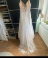 Second Hand Brautkleid Amélie A-Linie Gr. 40 Maßgeschneidert Foto 6