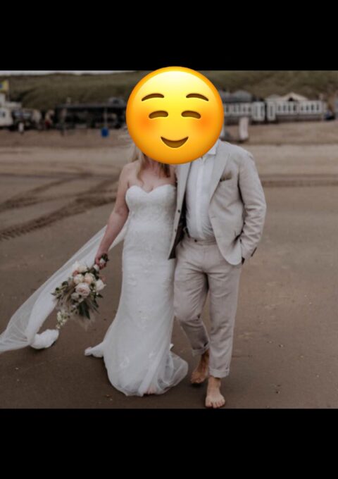 Second Hand Brautkleid Fit and Flare Gr. 40 Foto 1