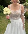 Second Hand Brautkleid Angela Bianca A-Linie Gr. 42 Foto 4