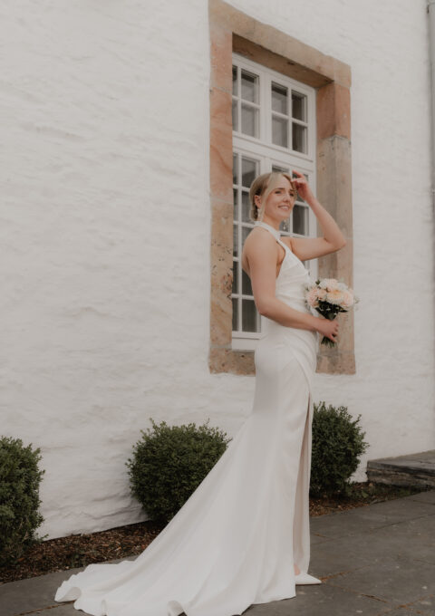 Second Hand Brautkleid Diane Legrand Nohea Fit and Flare Gr. 40 Mageschneidert Foto 1
