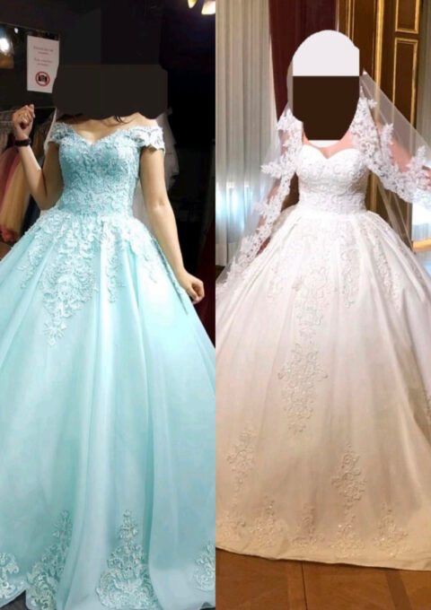 Second Hand Brautkleid Prinzessin Gr. 38 Foto 1