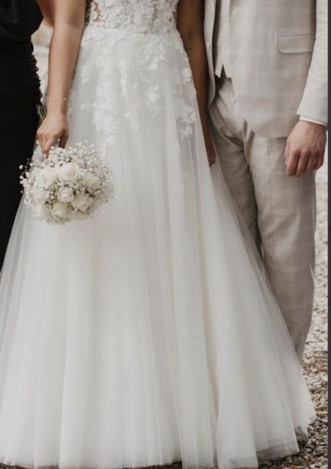 Second Hand Brautkleid A-Linie Gr. 40 Foto 1
